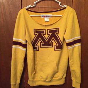 Minnesota off the shoulder sweatshirt